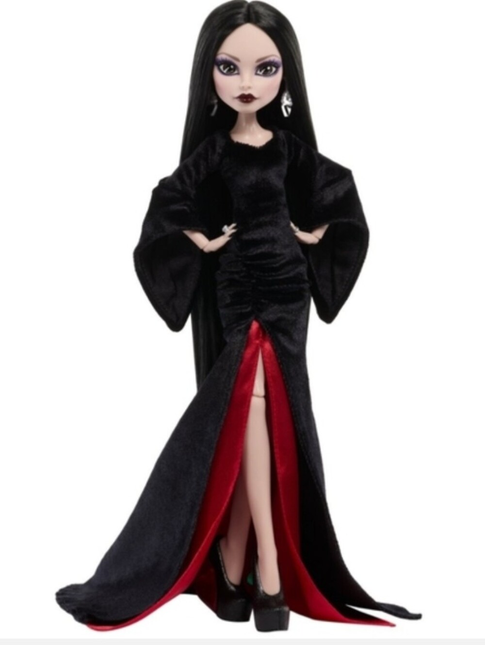 Monster High x Wednesday Morticia Addams Skullector Doll New In Box - Picture 8 of 13